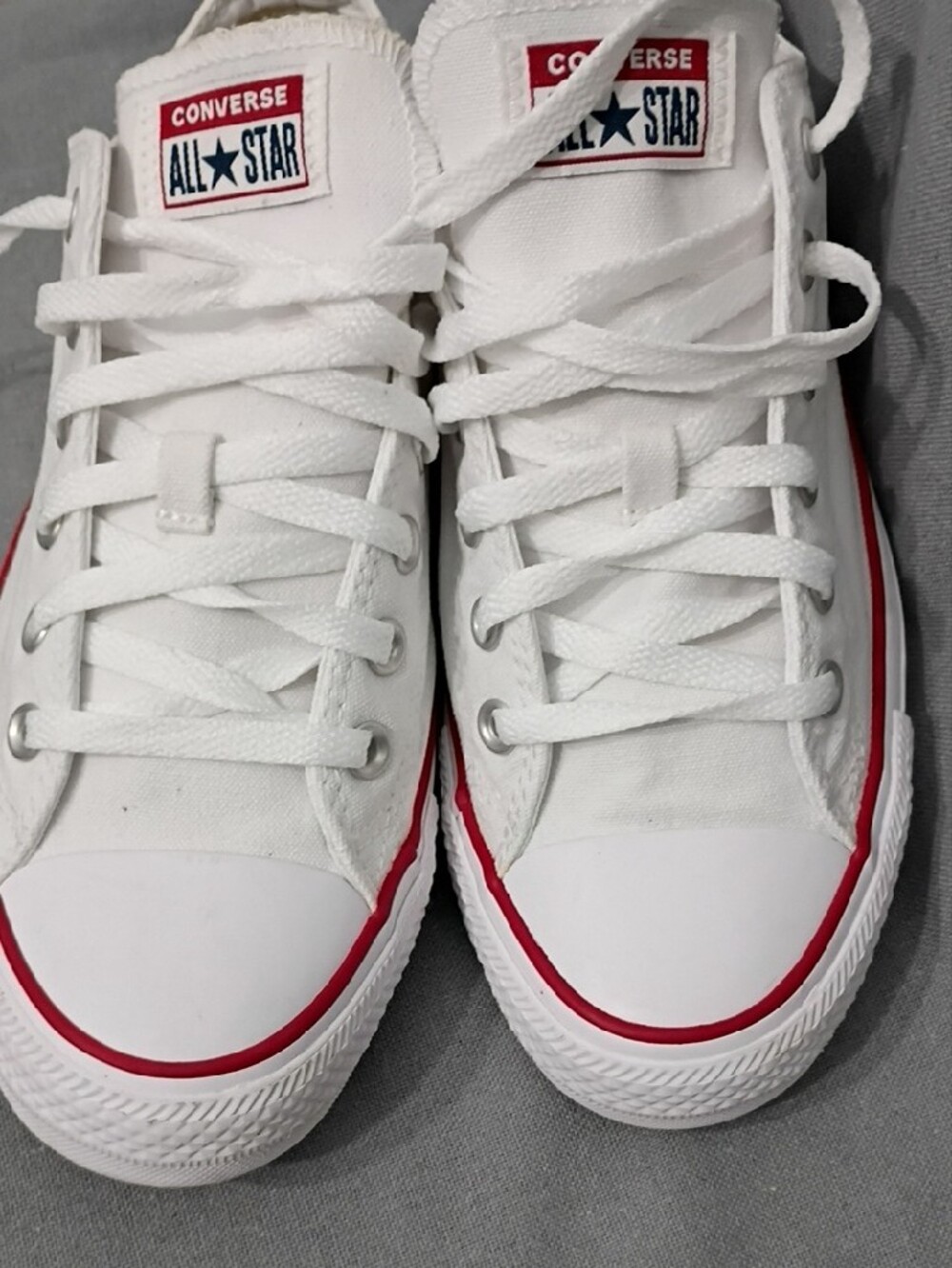 Converse All Star Classic Unisex White Low Top Sneakers Size Men's 8 / Wm's 10 - Picture 8 of 16